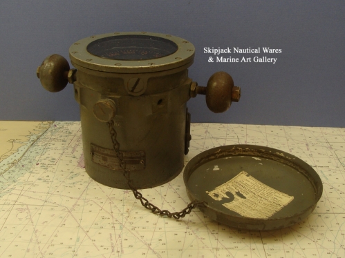 WWII US Navy Lifeboat Binnacle Compass